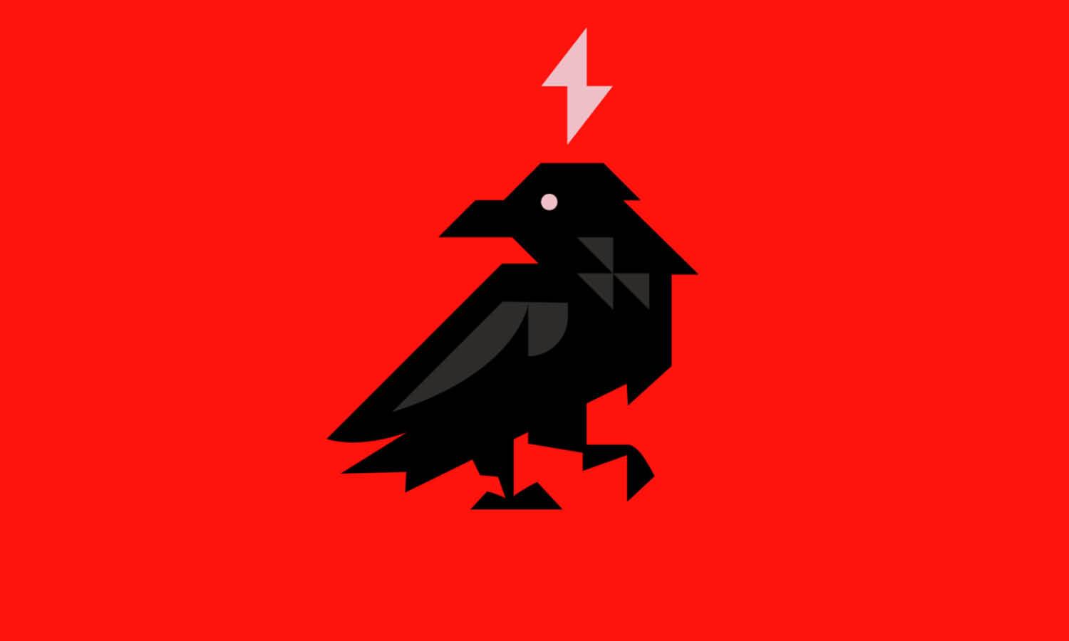 Letter S Crow Logo